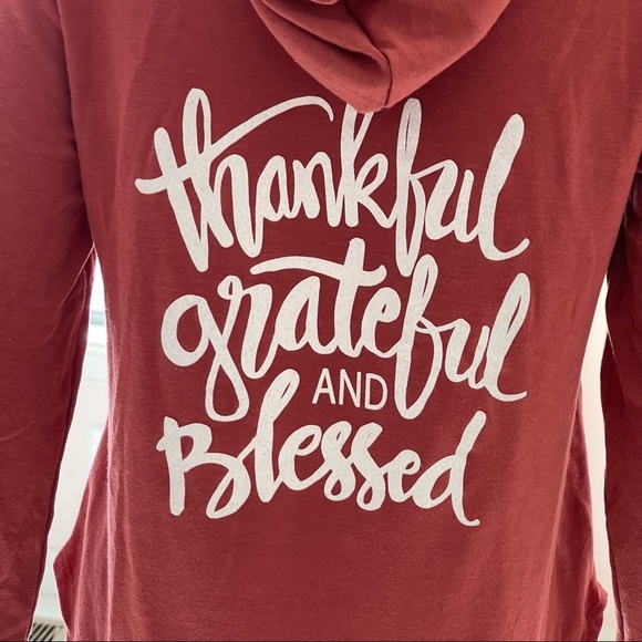 Allysse Women’s Blessed Hoodie Top size Medium - Picture 9 of 12